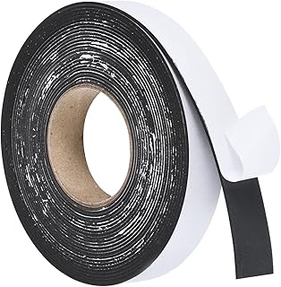PATIKIL 32.8ft/10m Weather Stripping Door Seal Strip, 1 Roll EVA Foam Seal Tape Self Adhesive Strip 30mm Wide 2mm Thick for Door Window Insulation