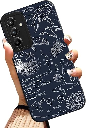 Yomjew Summer Ocean Jellyfish Phone Case for Samsung Galaxy A15 5G Case Christia
