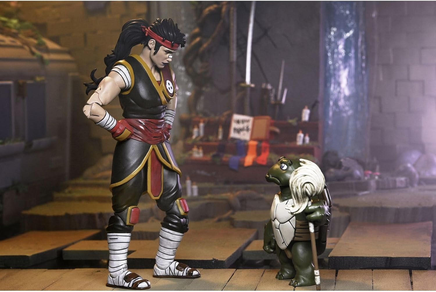 Teenage Mutant Ninja Turtles (The Last Ronin - The Lost Years) - Ultimate Casey Marie with Baby Odyn & Uno 7" Scale Action Figures (PRE-ORDER)