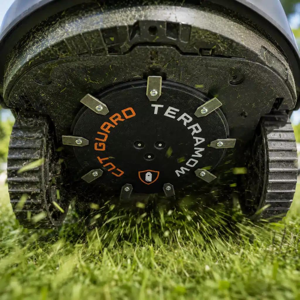 9er Messerscheibe kompatibel mit TERRAMOW S800, S1200, V600, V1000 inkl. 9 Klingen – Mähroboter Mähteller & Messerteller, blockiert Nicht durch Gras, langlebig & sicher