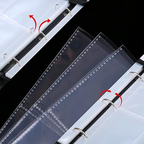 Miniatura 4 de Carpeta para tarjetas coleccionables de 400 bolsillos con 50 fundas extraíbles, estuche de transporte con cremallera para niños y niñas (#2)