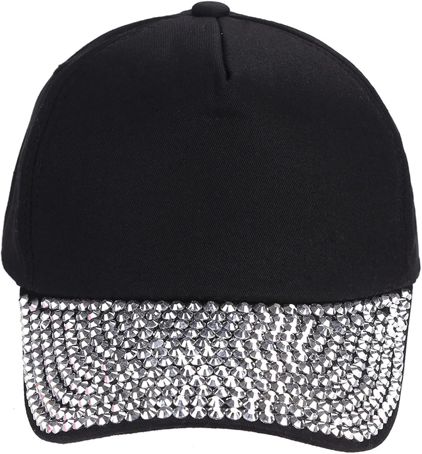 Amandaz Women Baseball Cap Womens Baseball Cap Rhinestone Shaped