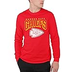 Junk Food Clothing x NFL - Kansas City Chiefs - Bold Logo - Unisex Adult Long Sleeve T-Shirt for Men and Women - Size XX-Large