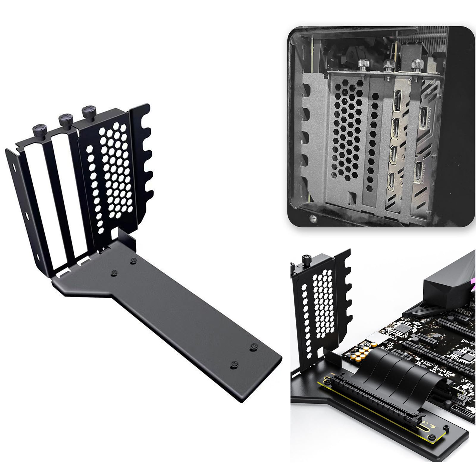Solid PCIe Scheda Grafica Supporto Per Installazione Verticale GPU Per PC appassionati Accessori Costruzione PC
