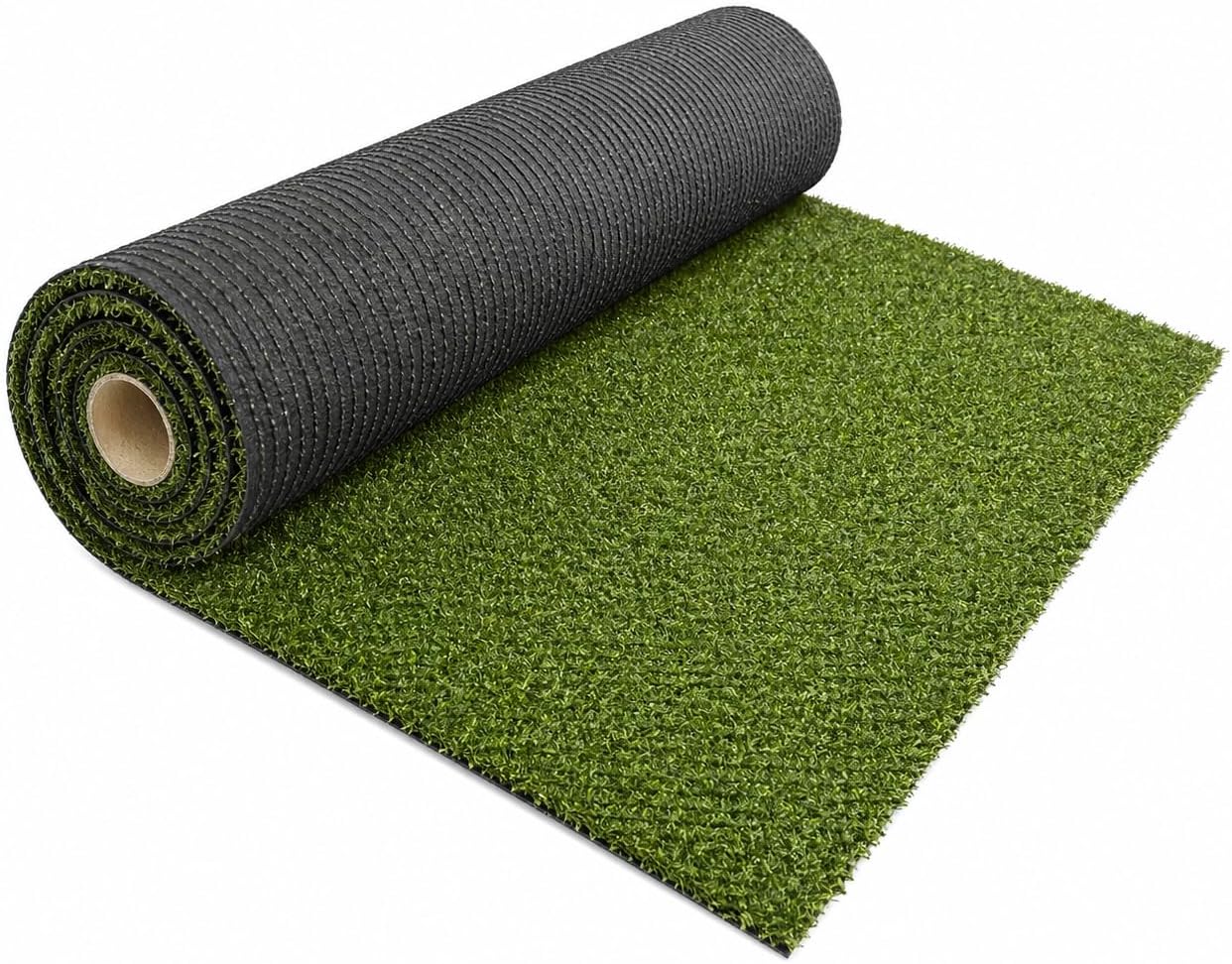 Meadow Lane Artificial Grass Roll 3 x 5 ft – Realistic Outdoor Turf for Patio, Balcony & Yard – Pet Friendly Synthetic Grass Mat with Drainage Holes – Low Maintenance Indoor/Outdoor