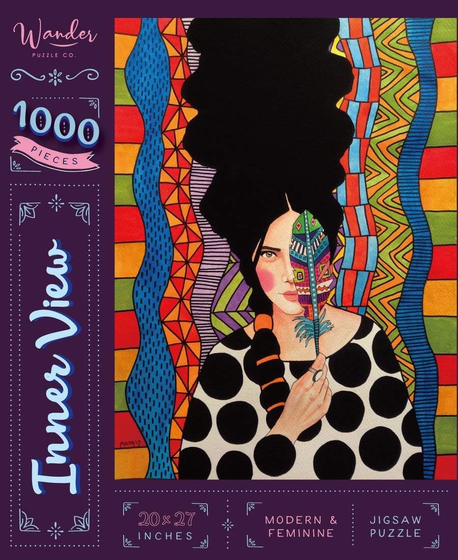 s for Adults 1000 Piece - Inner View by Co, Inspired by Turkish Illustrator Hülya Ozdemir - Hard s for Adults