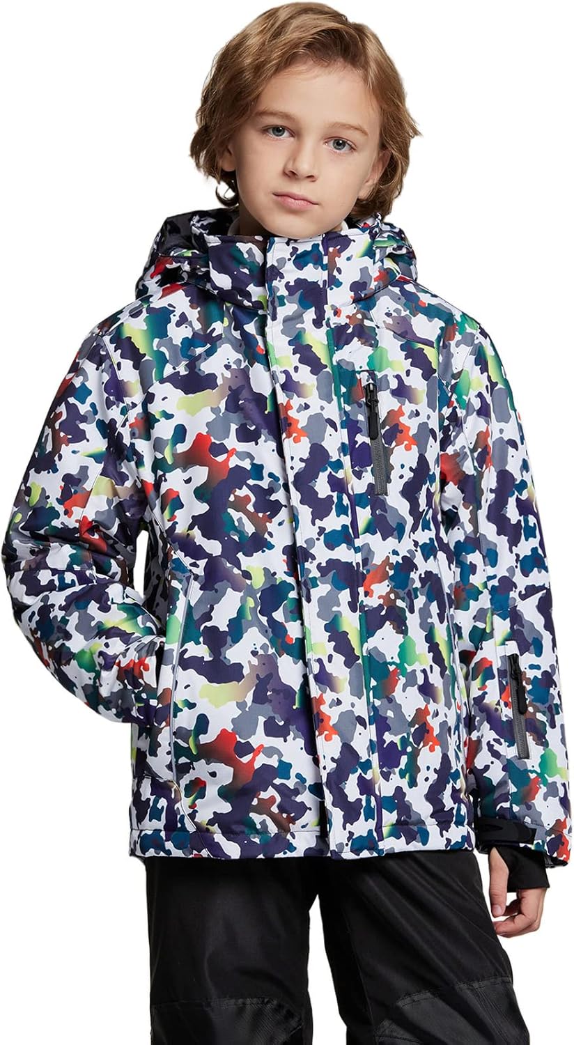 TSLA Kid's Snowboard & Ski Jacket, Waterproof Winter Jacket, Windproof Insulated Snow Jackets with Hood : Clothing, Shoes & Jewelry