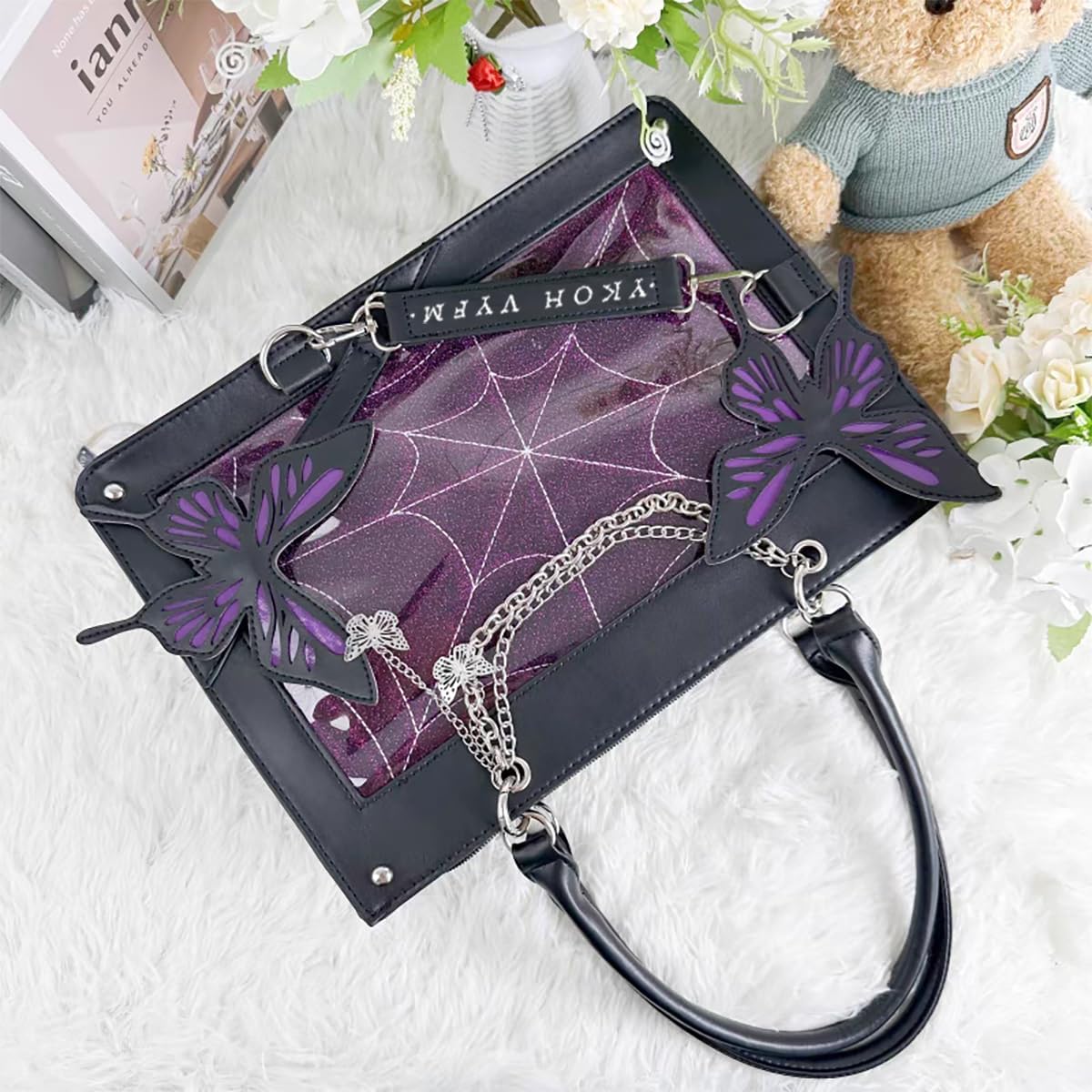 Butterfly Ita Bag Y2k Tote Shoulder Bag for Women Handbag Crossbody - Image 6