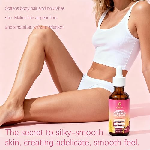 Miniatura 3 de Aceite puro Cyperus Rotundus para el cuidado de la depilación, 2 onzas líquidas, inhibidor natural del crecimiento del cabello para retardar el