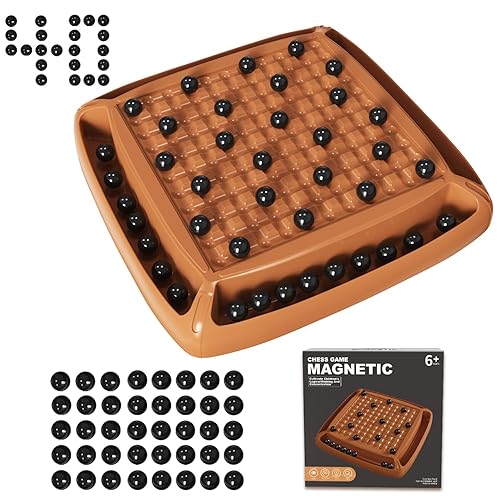 Magnet Game, Magnetic Game Board Games for Kids 8-12 and Adults, Magnet Chess Set Family Games Ideal for Family and Friend Games Night, 2-4 Players