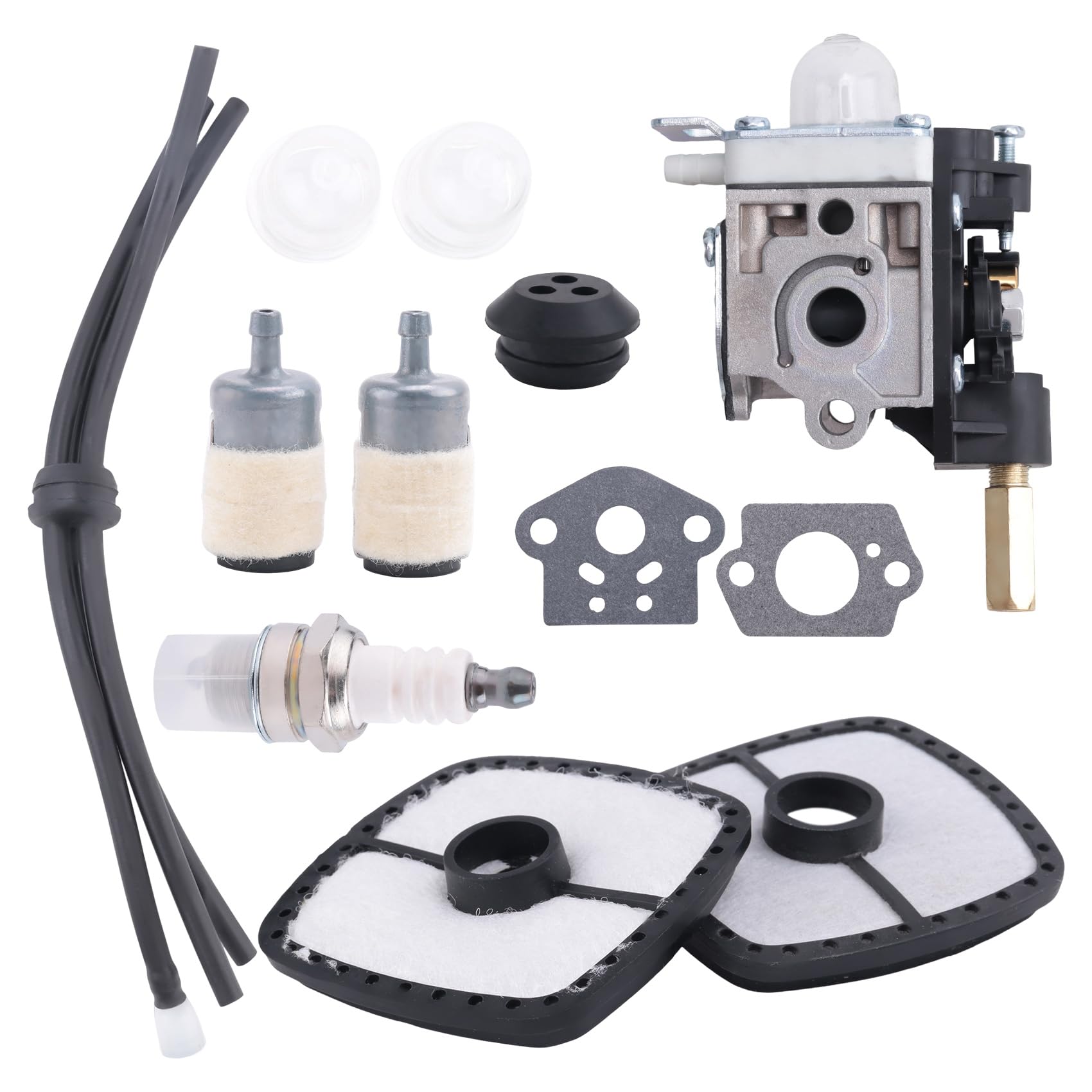 Littimoon Carburetor for SRM-230 SRM-231 GT-200R SRM-210 SRM-230S SRM-230U Weed Eater Trimmer with Air Filter Tune Up Kit