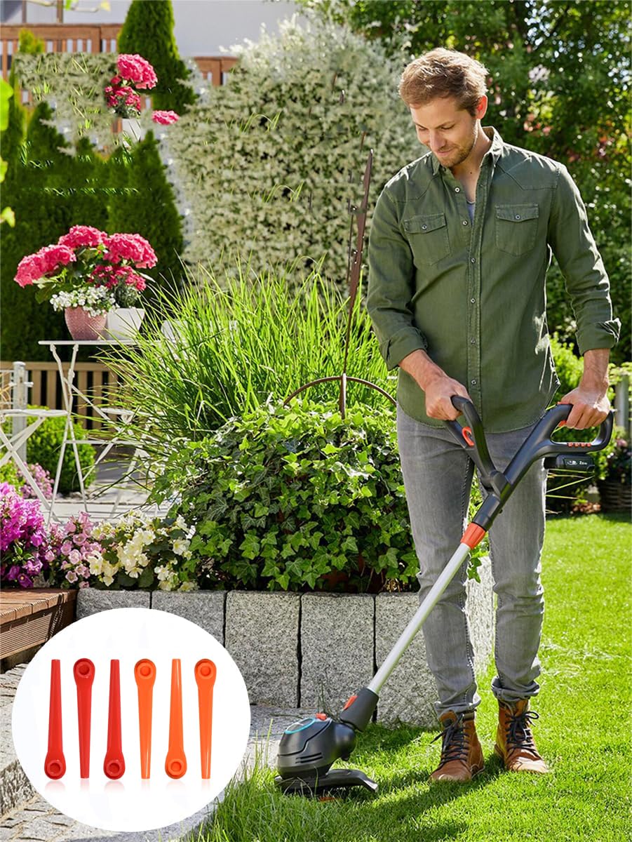 100 Lame Ricambio Per Tagliaerba Gardena - Compatibili Con EasyCut, ComfortCut, AccuCut Modelli - Foto 10