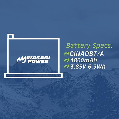 Miniatura 3 de Wasabi Power Batería (paquete de 2) y cargador dual para Insta360 X3
