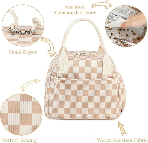 Miniatura 3 de CAMTOP Lonchera para mujeres y hombres, bolsa de almuerzo aislada, bolsa de almuerzo a prueba de fugas, enfriador térmico de gran capacidad para