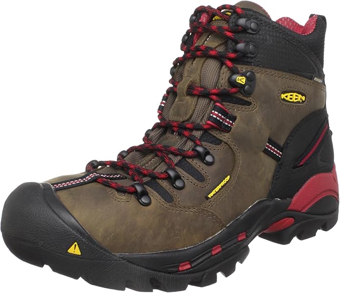 KEEN Utility Men's Pittsburgh 6" Leather Waterproof Steel Toe Work Boots