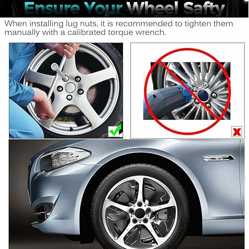 Miniatura 7 de Mysttoo Juego de tuercas cromadas M12x1.50 para rueda compatible con Honda Odyssey Accord Civic CR-V Clarity Element S2000 Acura Legend CL NSX TLX