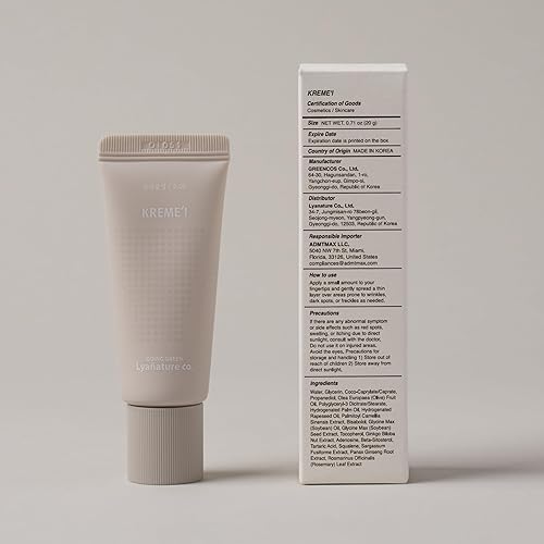 Miniatura 7 de KREME I  Crema de ojos coreana orgánica para ojeras y líneas finas, antienvejecimiento y elasticidad de la piel, ligera, antiadherente, compacta,