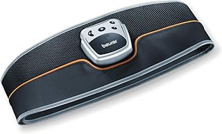 Beurer EM 35 Bauchmuskel-Gürtel, EMS Training, 4 Kontaktelektroden auch für die seitliche Bauchmuskulatur