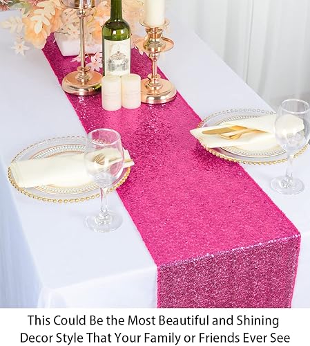 Vista 34 de Mantel para mesa rectangular con lentejuelas color champagne de 60 x 102 pulgadas de ShiDianyi Verde iridiscente