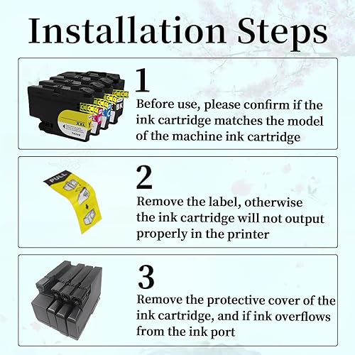 Miniatura 4 de 3033XXL 3033 - Cartuchos de tinta de alto rendimiento para Brother 3033XXL 3033 Cartuchos de tinta compatibles con impresoras Brother MFC-J995DW