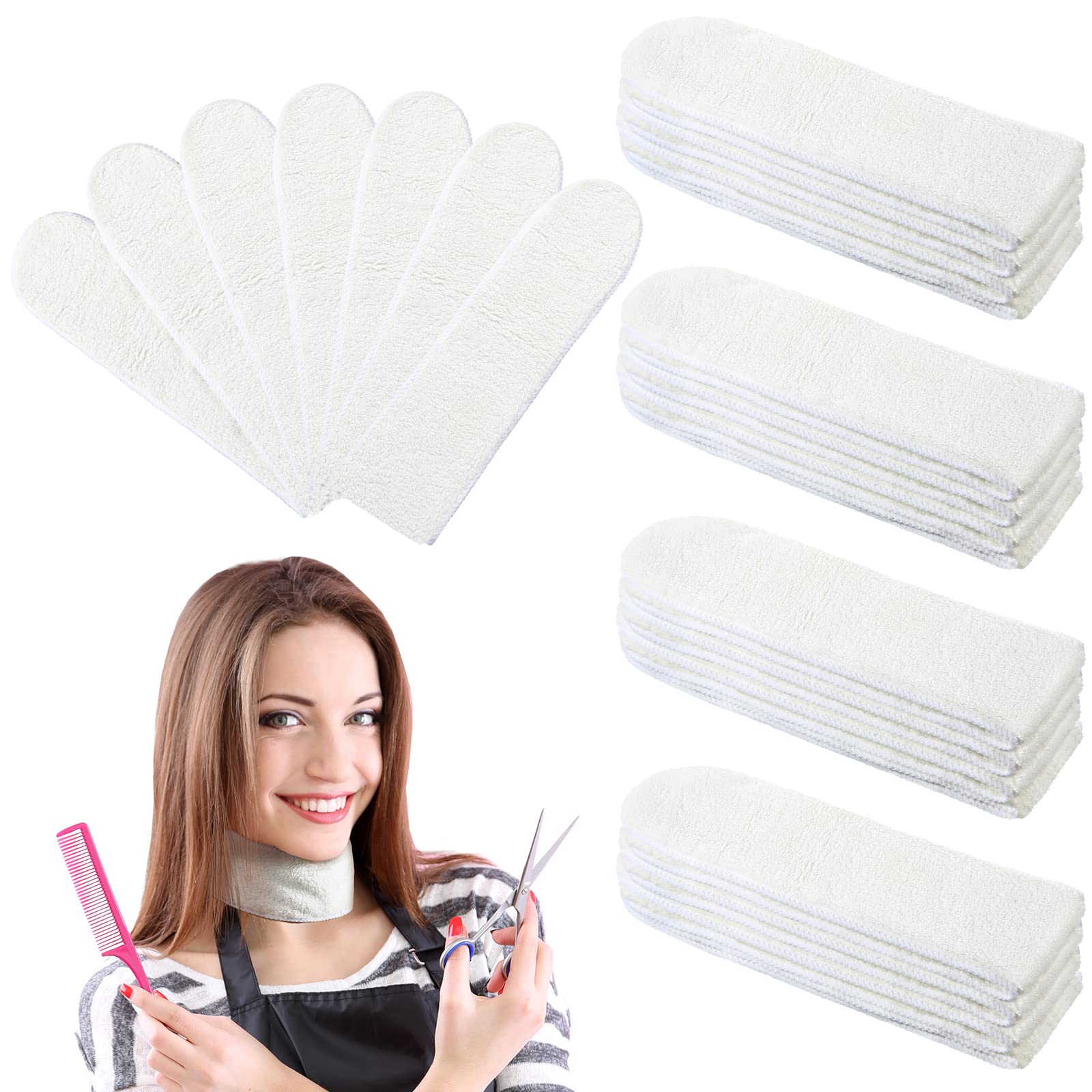 Tegeme Microfiber Terry Cloth Neck Strips Fast Drying Towel for Neck, 24