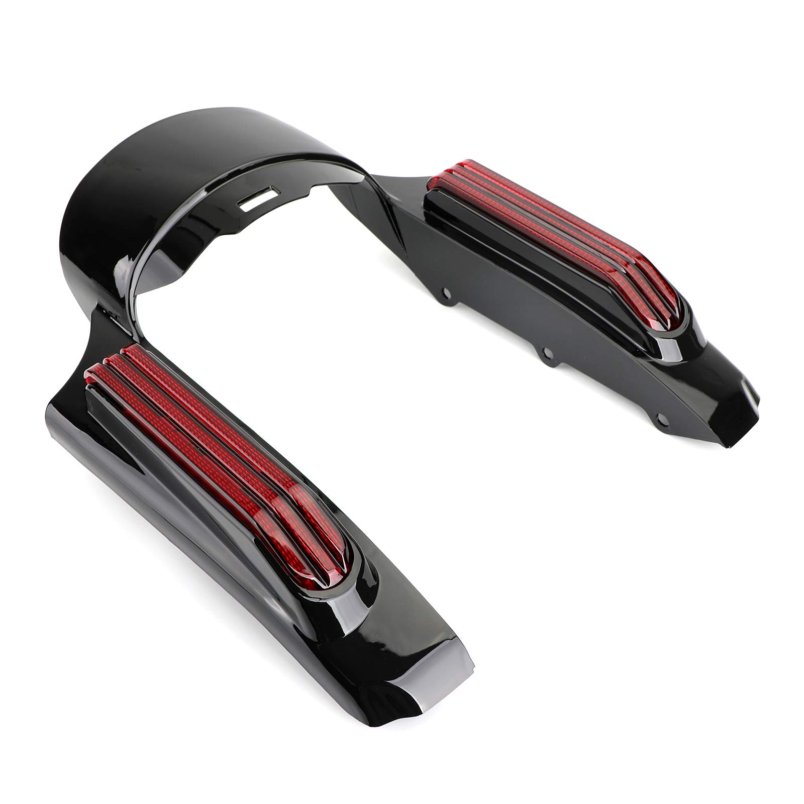 Topteng Red Heckfenderleuchte für Touring-Modelle ab Baujahr 2014, für Road King FLHR 2014-2018, für Road Glide Ultra FLTRU 2016-2018, Street Glide FL-HX 2014-2018, für Ultra Limited FLHTK 14-18