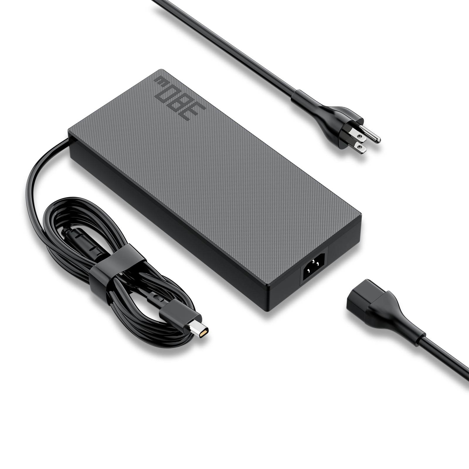 380W GaN Slim Gaming Laptop Charger Fit for ASUS ROG Strix Scar G18 2025 | 20V 19A Fast C…