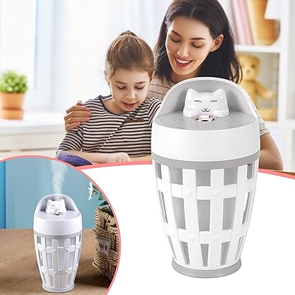 Amazon Farantasy 加湿器 ポータブルハッピーキャットかわいい楽しいかわいい猫暖かい光雰囲気ランプ加湿器 卓上加湿器 超音波式 小型 空気清浄機 アロマ加湿器 車用加湿器 ミニ加湿器 除菌 Ledランプ 加湿機 乾燥防止 花粉症対策 空焚き防止 持ち運び便利 省エネ 水