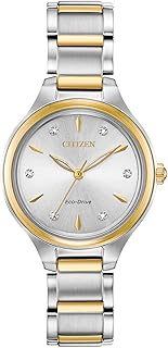 CITIZEN Eco-Drive Corso Womens Watch, Stainless Steel, Diamond