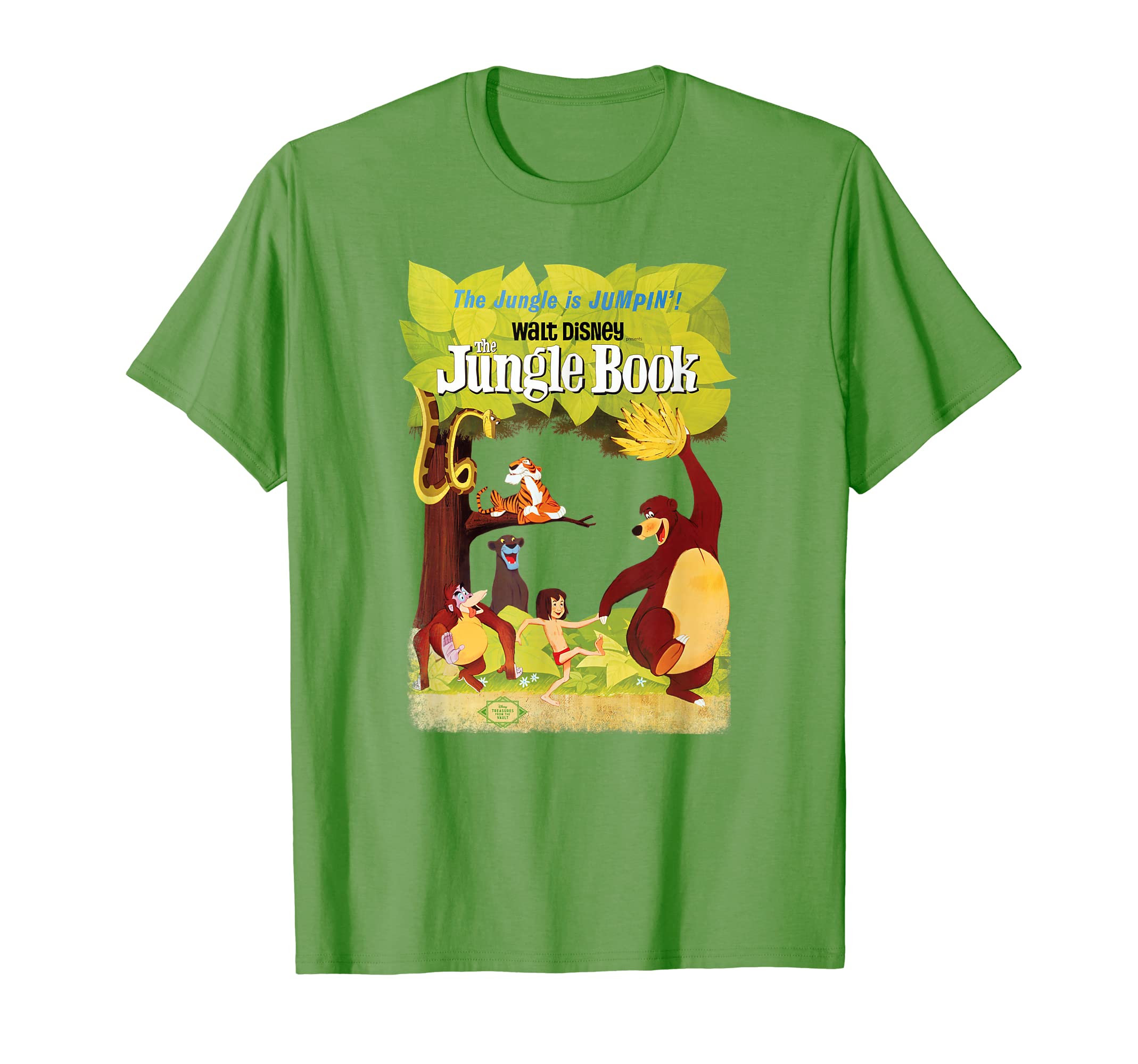 DisneyThe Jungle Book Retro Movie Poster T-ShirtOEKO-TEX STANDARD 100