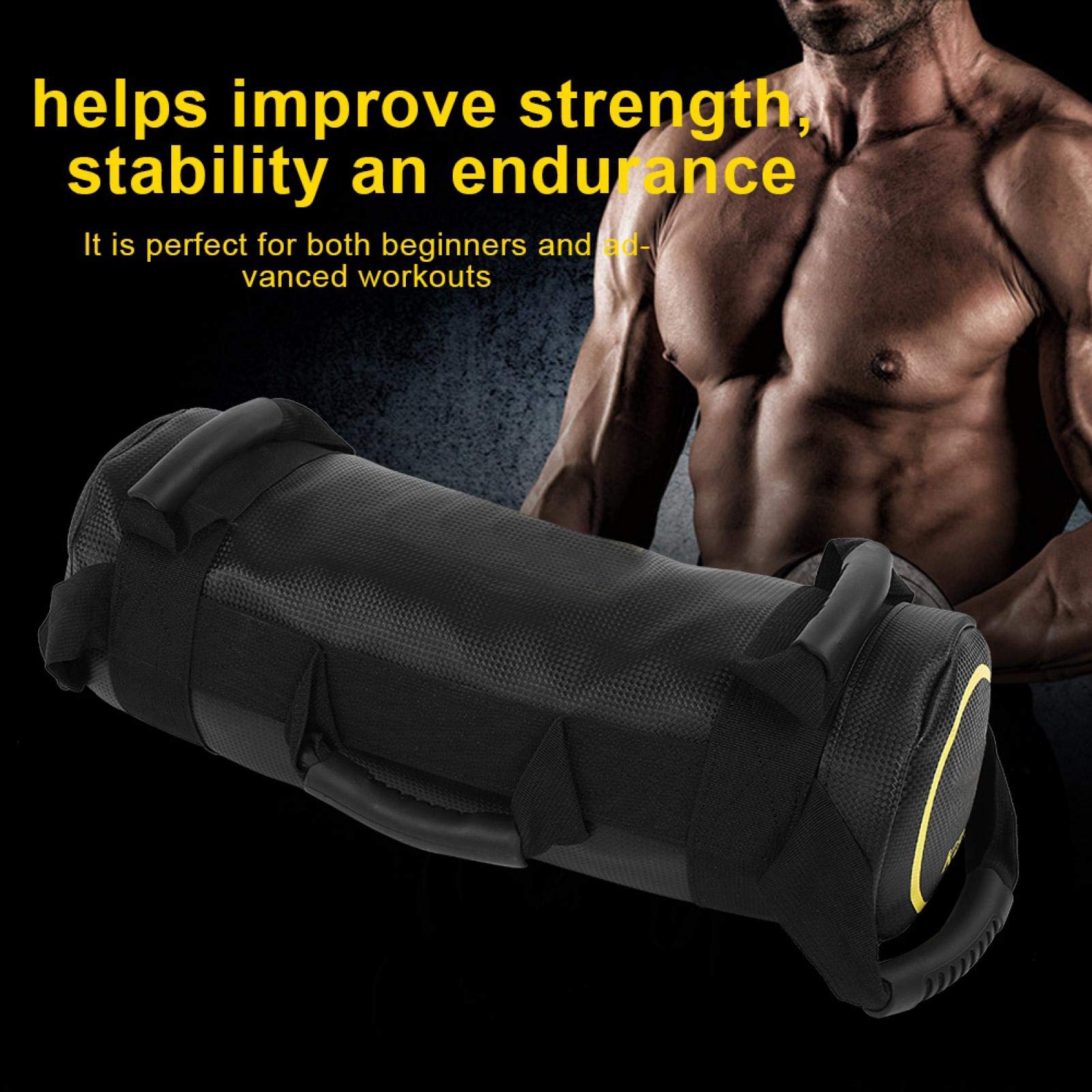 Sacos de Arena para Ejercicios de Entrenamiento, Saco de Arena para Trabajo Pesado, Entrenamiento de Fuerza Funcional, Ejercicios de Carga dinámica (10 kg/20 kg/30 kg)