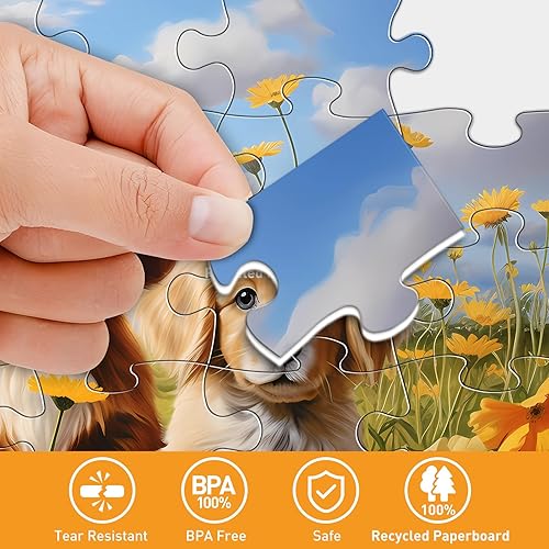 Miniatura 3 de 6 paquetes de rompecabezas de piezas grandes para personas mayores, rompecabezas de demencia de 36 piezas para adultos mayores, rompecabezas de