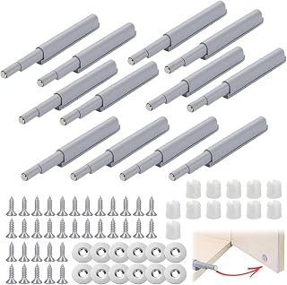 12 Stück Push to Open Türöffner, Drucköffner Schrank, Push to Open Türschnapper, Schranktür Dämpfer für Schrank Möbeltür Küchenschrank