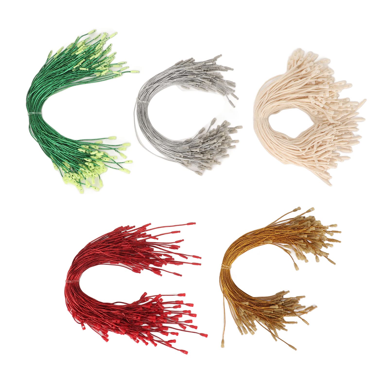 Respicefinem Ornament String Assorted Colors SNAP Locking PRECUT Hanging Ropes Family Office Decoration