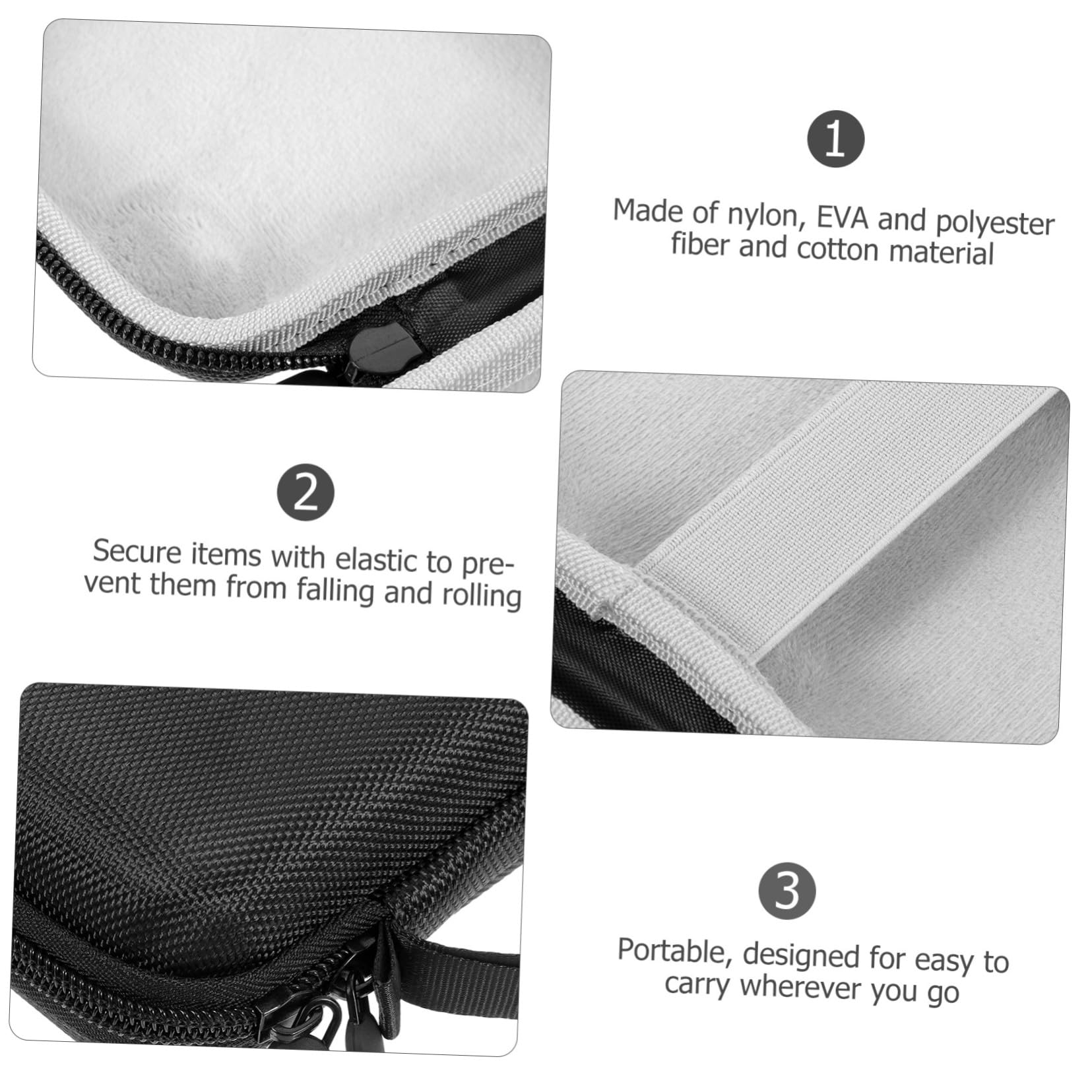 4 Pezzi Borsa per la conservazione del glucometro Porta del misuratore borsa diabetica custodia per diabetici Astuccio custodia per il trasporto custodia per fiale eva