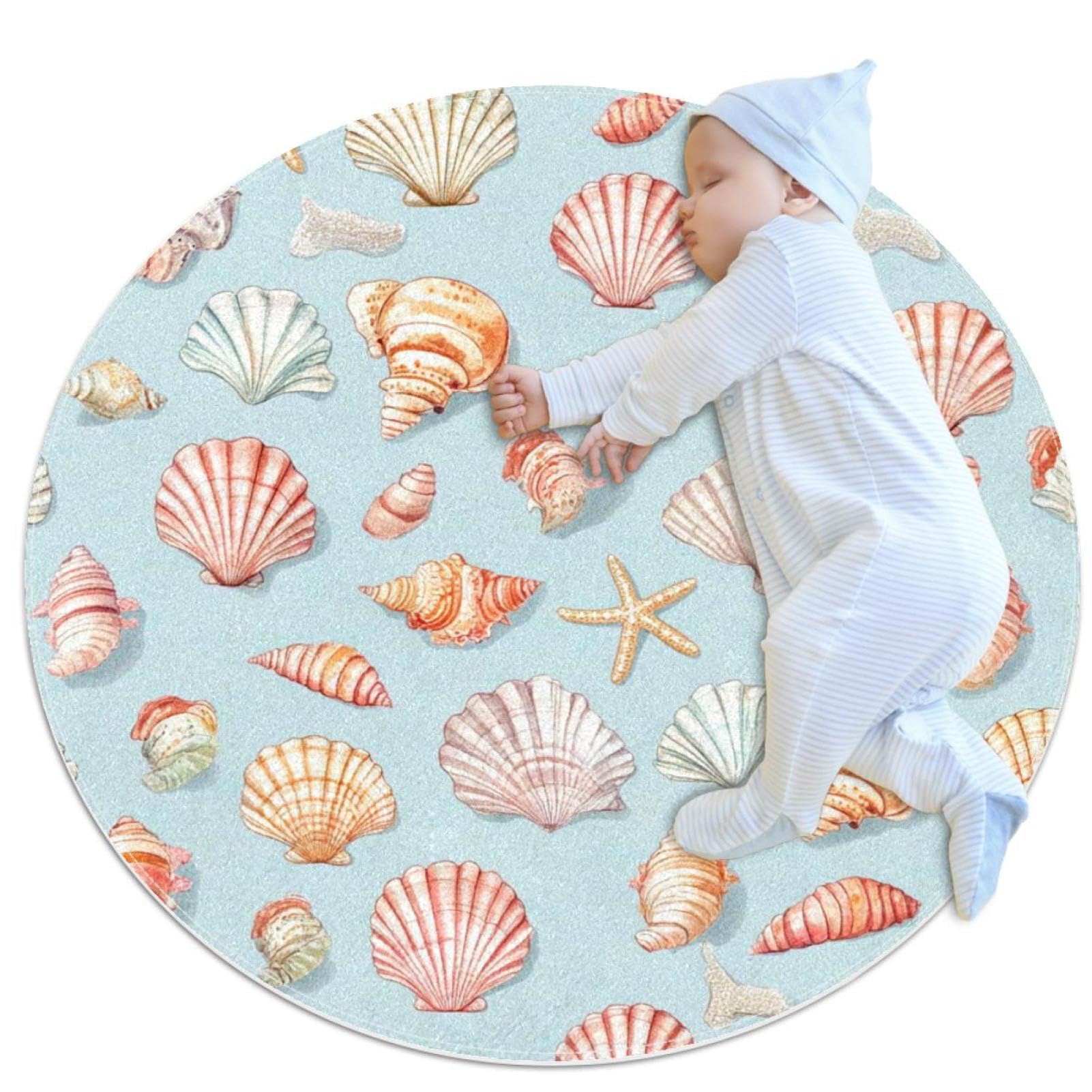 Tapis de salle de bain coquillages pour décorer la chambre ou le canapé