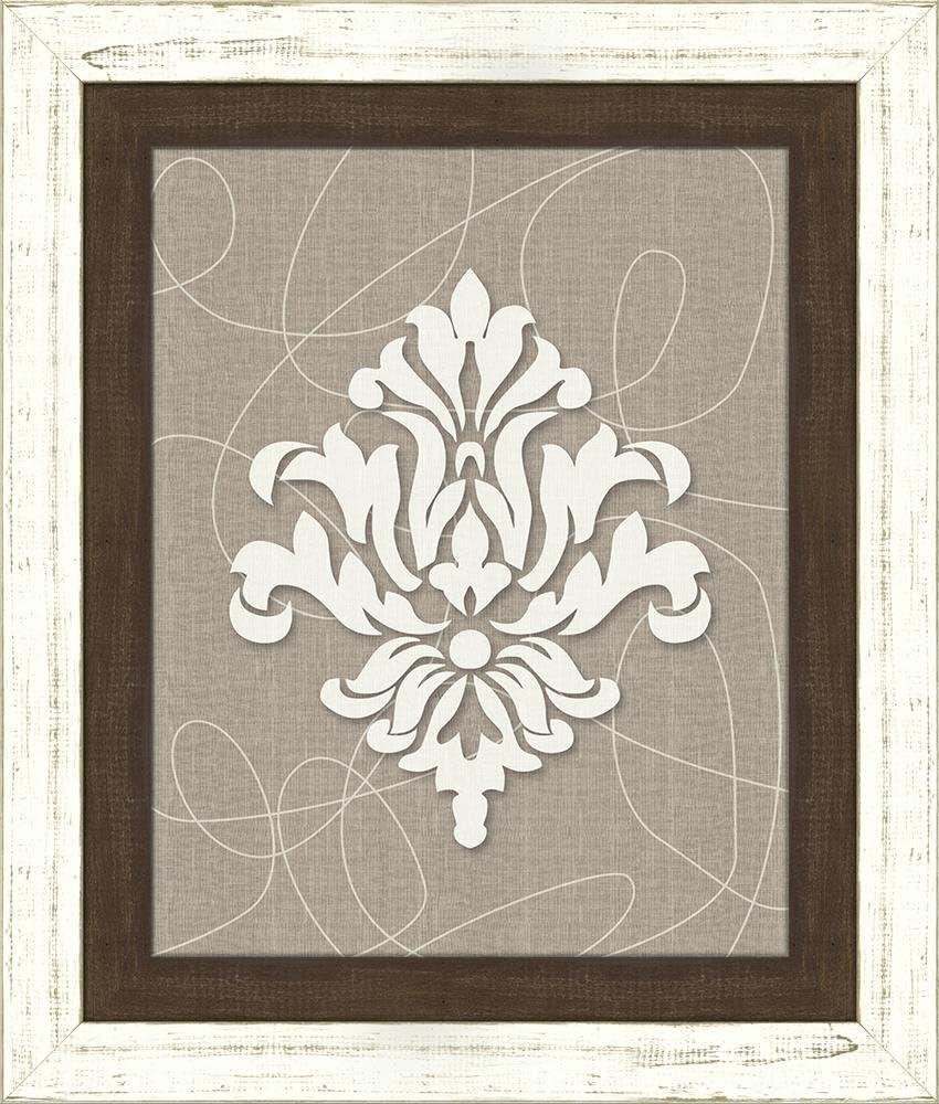 Melissa Van Hise IP18169 Damask on Baked Sand III Wall Decor
