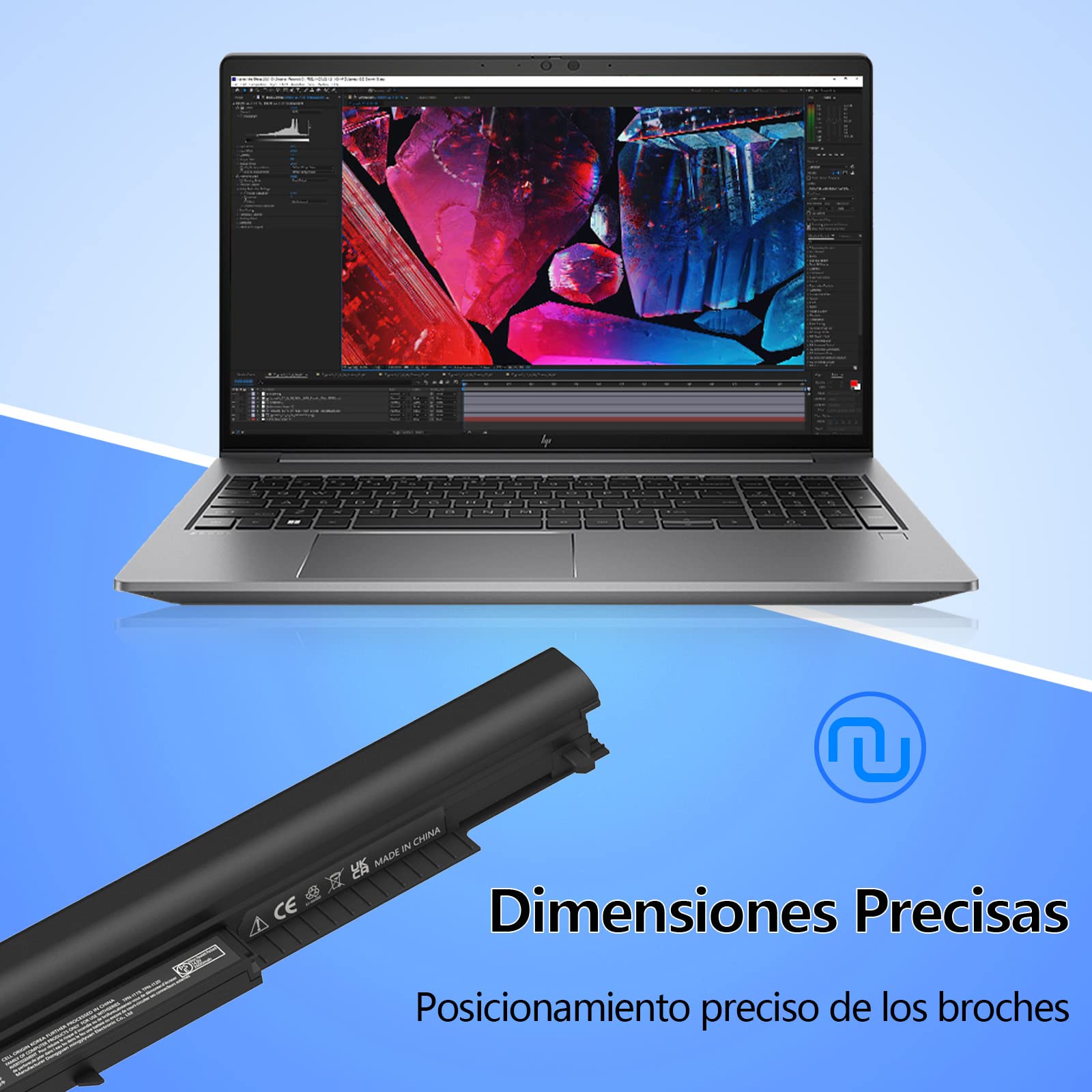 Bateria Portatil HP, HS04 Notebook Bateria HP HS03 HSTNN-IB7B HSTNN-LB6V 807957-001 do HP 250 G4 250 G5 255 G4 255 G5 240 G4 245 G4 222 45 G5 246 G4 256 G4 340 G3 346 G3 348 G3