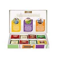 Vista 120 de Twinings Blackcurrant Breeze - Té negro, 6 paquetes de 20 unidades, bolsas de té envueltas individualmente, dulce, sabor picante, con cafeína