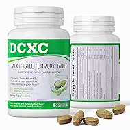 Liver Detox Supplement,30000mg Milk Thistle Turmeric Tablet,Stay up Late – Supports Liver Health – 60 Tablets