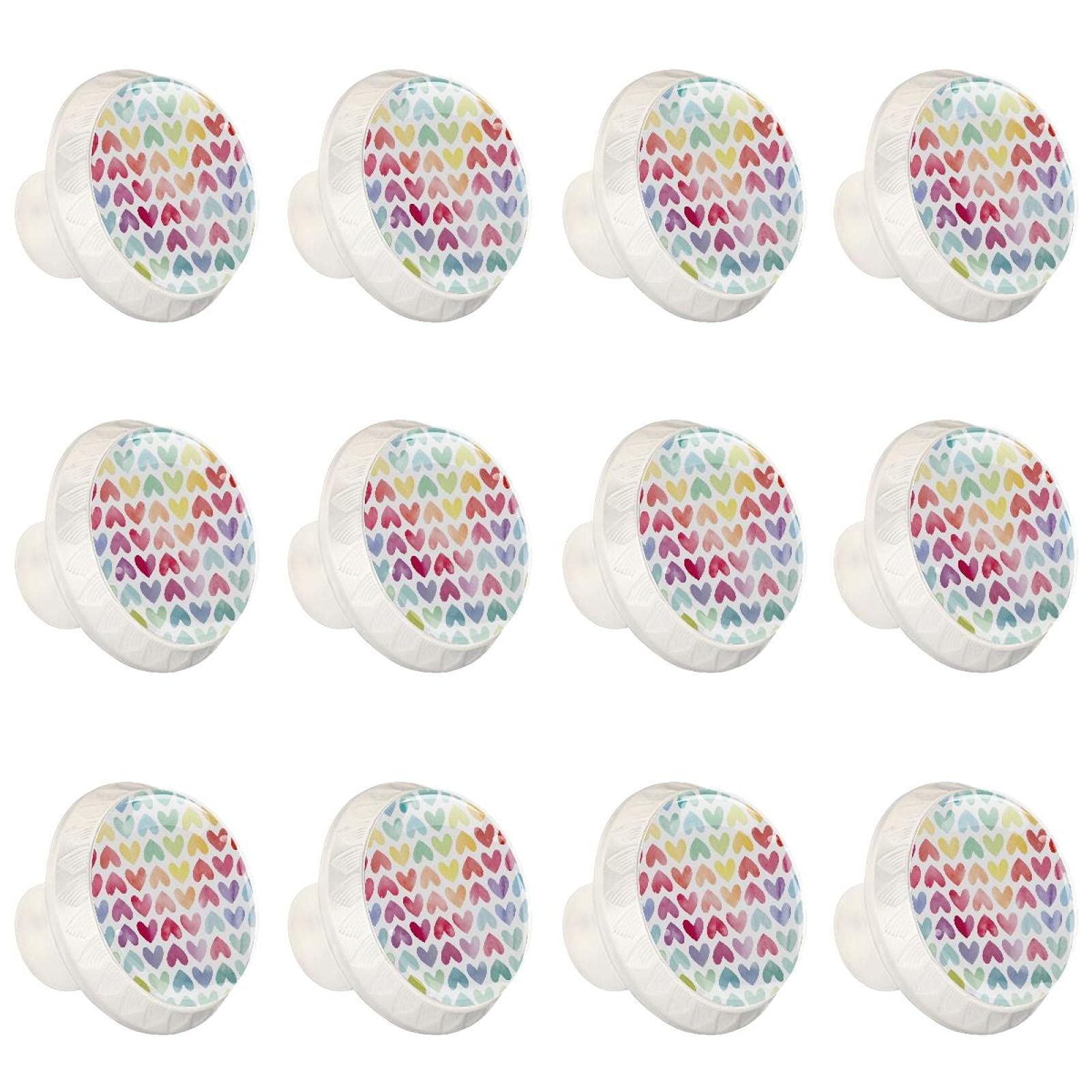 Boutons de placard et tiroirs ronds design cœur pour rénover