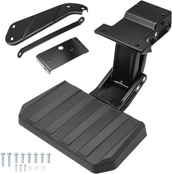 Bed Step,Truck Side Step,Retractable Step Compatible with 2023 2024 2025 Ford F-250 Super Duty, Driver Left Side, Folding Truck Step Replace VPC3Z-17A958-D
