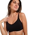 Enamor Non-Wired Fixed Strap Padded Womens Every Day Bra (Grey, 34C)