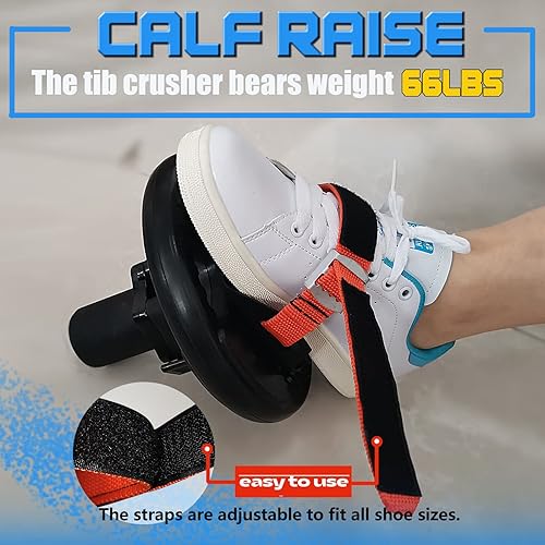 Miniatura 5 de Tib Bar para entrenamiento de fuerza de piernas, equipo de ejercicio muscular bíceps femoral Tibia Dorsi Máquina de pantorrilla, Tibialis Bar Leg