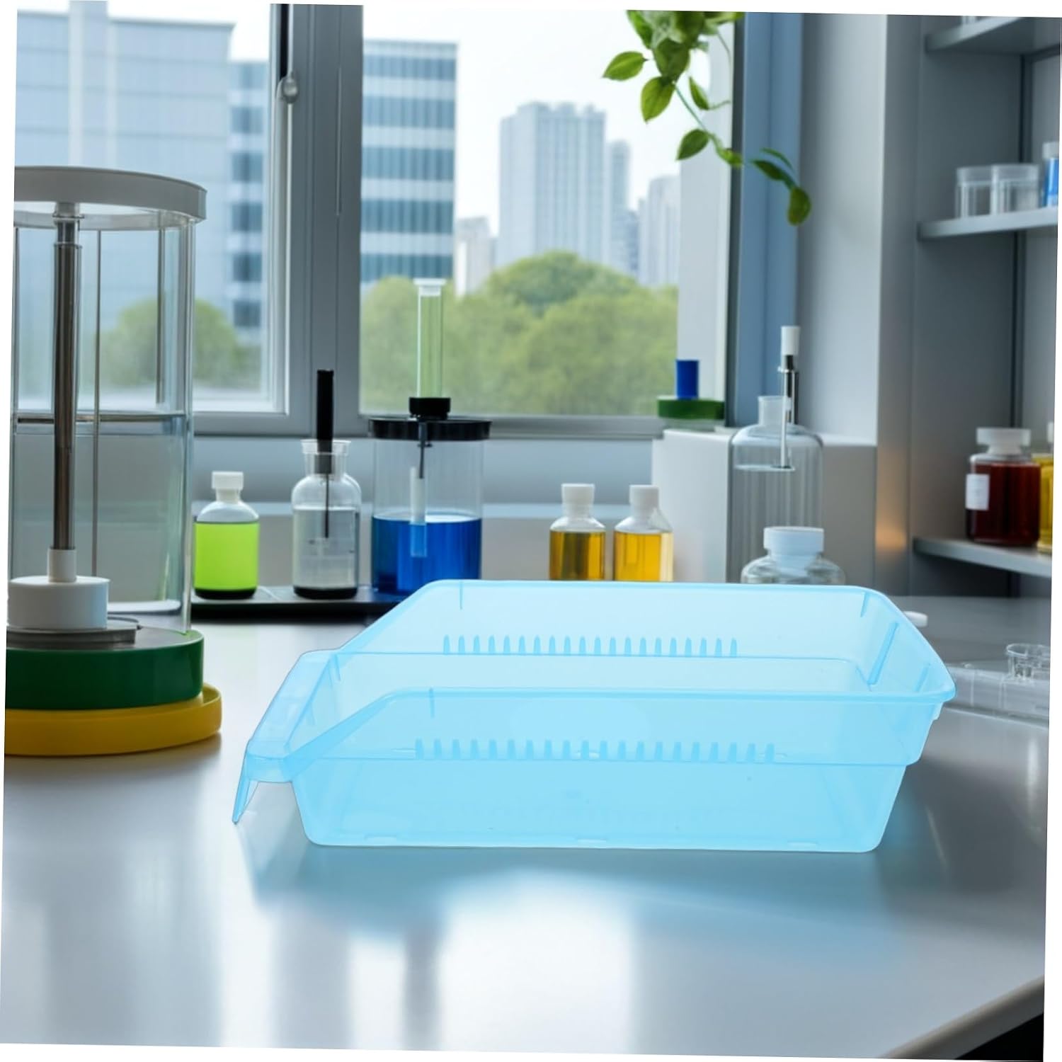 3pcs Small Travel Pill Case Medication Box Organizer, Portable Plastic Pill Organizer Tray for Medicine Organization, Suitable for Clinics and Drawers, Blue