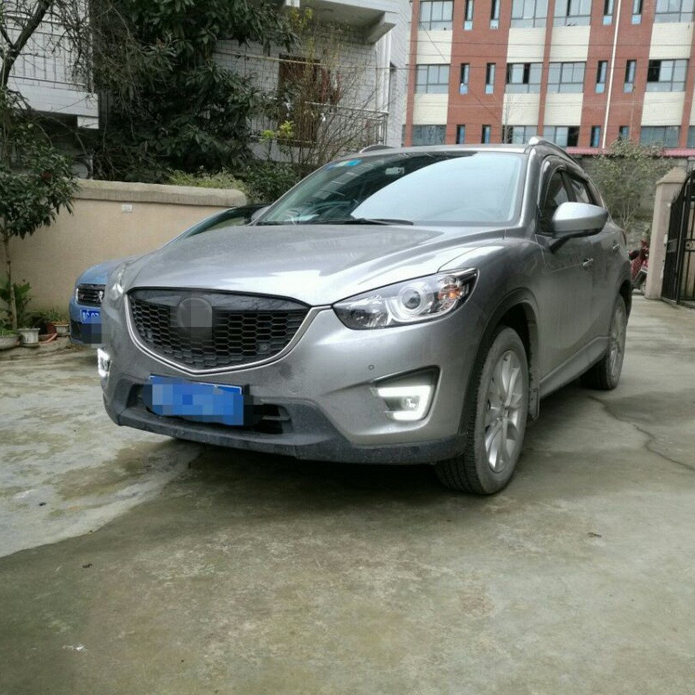 Luces diurnas LED DRL compatible for Mazda CX-5 2013 2014 2015 2016, DRL con señales de giro amarillas