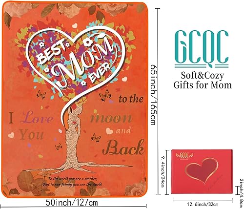 Miniatura 6 de Regalos para mamá, regalo único de cumpleaños para mamá de hija e hijo, manta para mamá, regalos para la mejor mamá del mundo, manta de regalos para