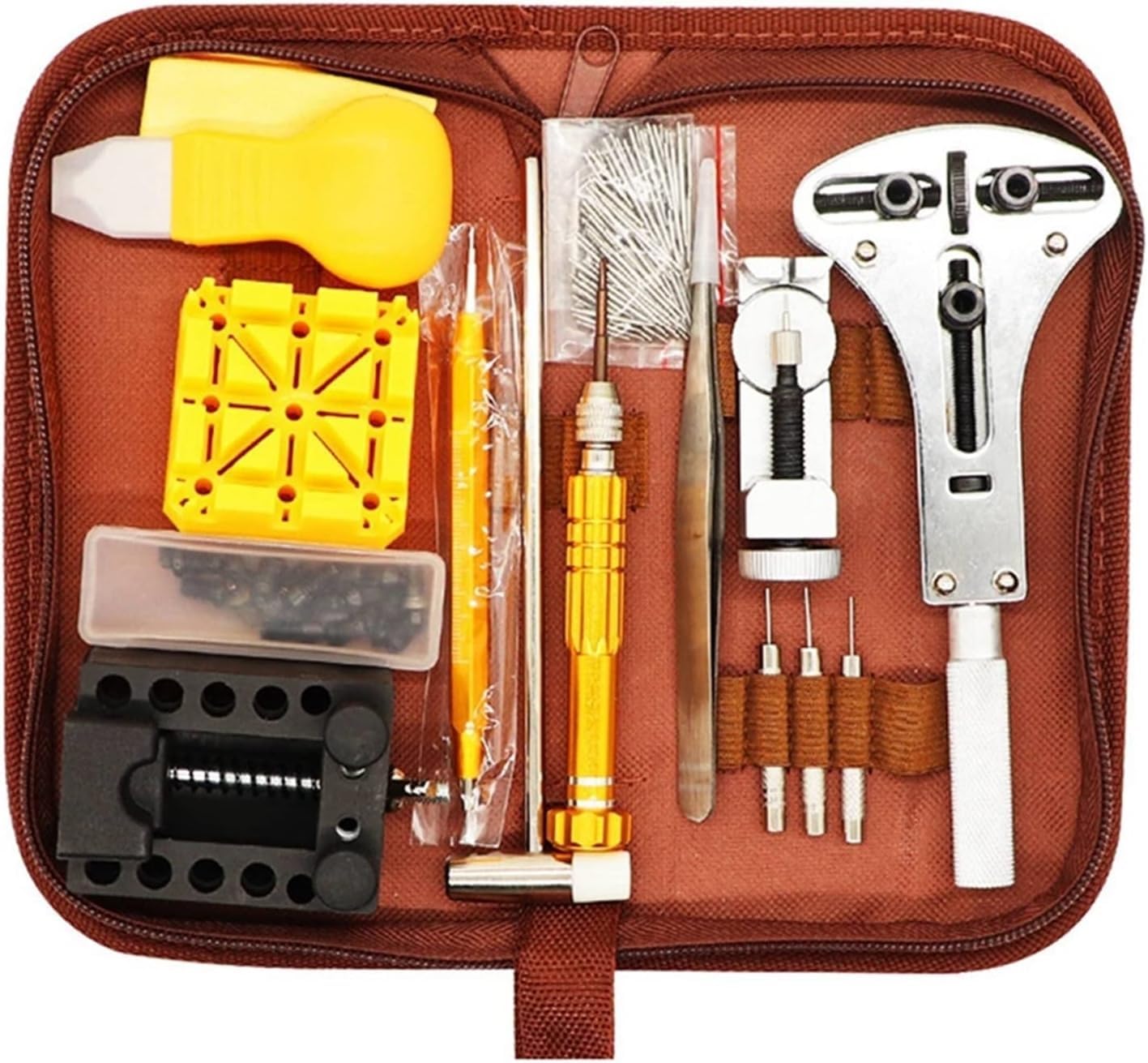 149 PCS Watch Repair Tool Watch Repair Tool Kit Tool Set Watch Repair and Battery Replacement Combination Werkzeugsatz