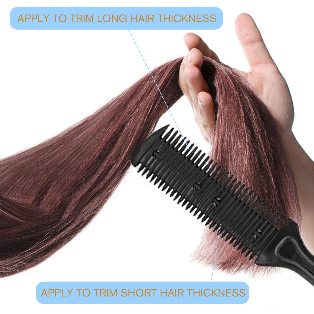 Pumoes 10 PCS Hair Cutting Scissors Kit Professional Hair Trimming Set with Thinning Shears,Hair Razor Comb,Clips,Cape for Men Women Pet Hairdresser Home,Barber Hairdressing Supplies Tools : Beauty & Personal Care