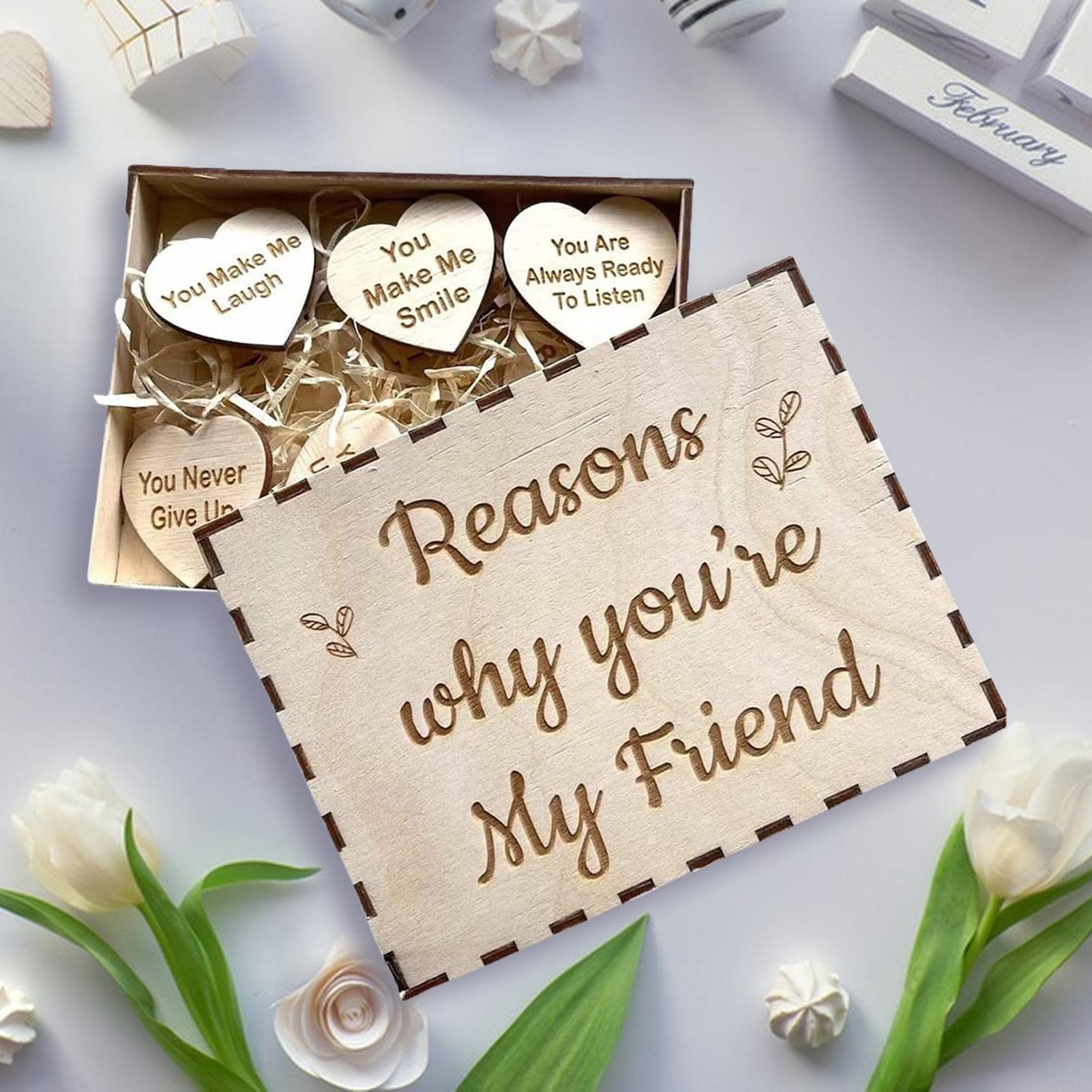 'Open Me' Geschenkbox 'I Love You' Mit Gestrickten Fröschen - Süßes Geschenk Für Sie/ihn